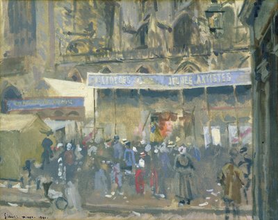 Theater der jungen Künstler, Dieppe, 1890 von Walter Richard Sickert